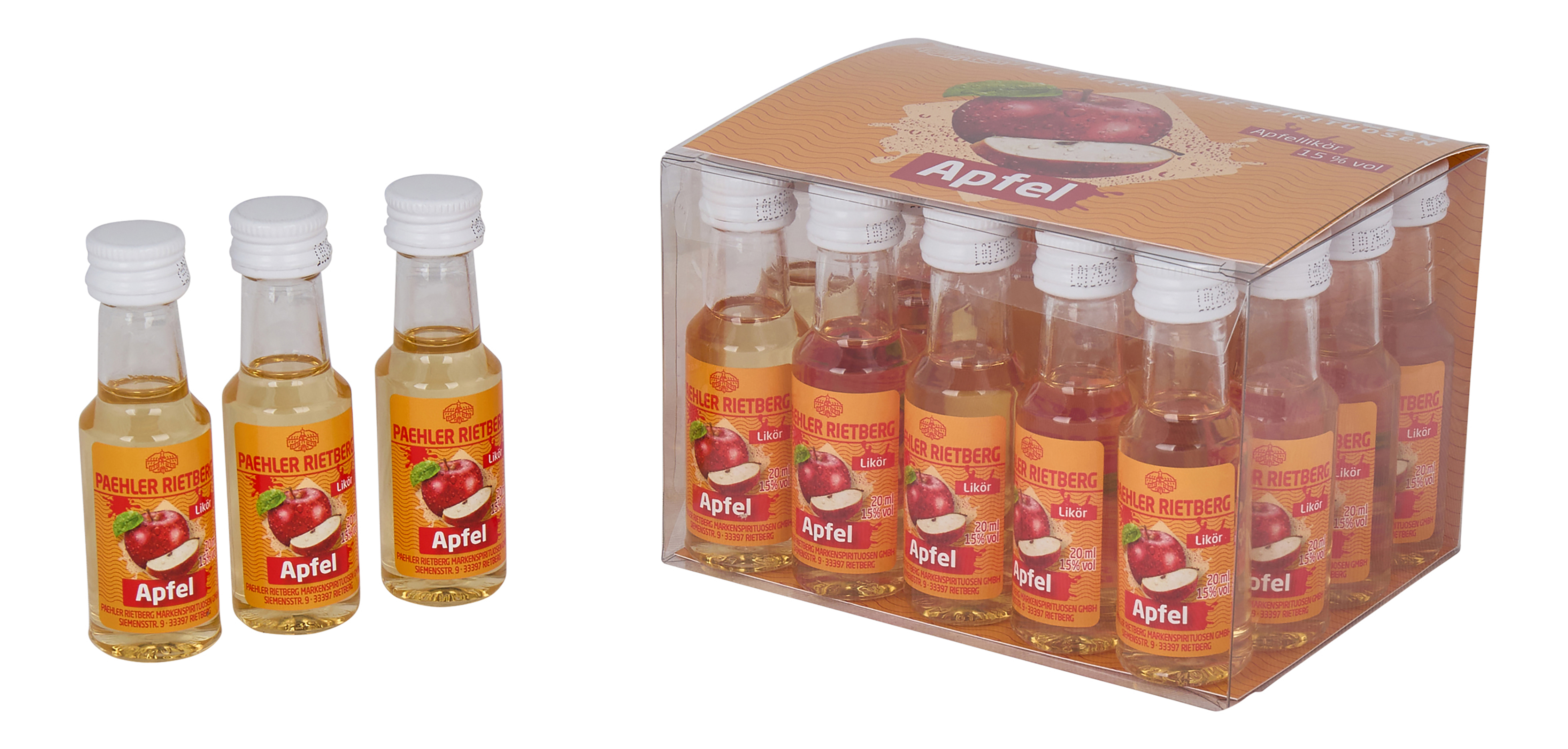 Apfel Likör 20/0,02L PET