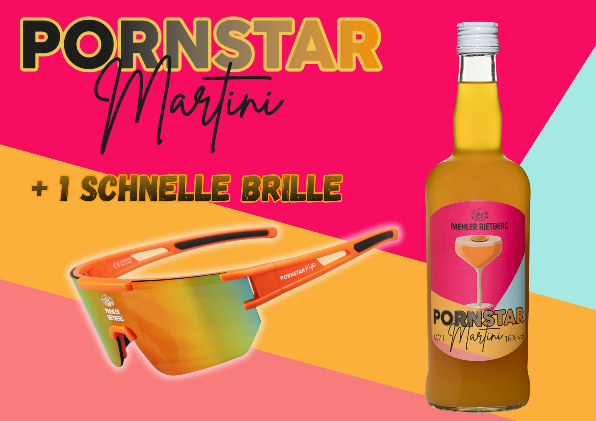 Pornstar Martini + Schnelle Brille, Likör / Cocktail