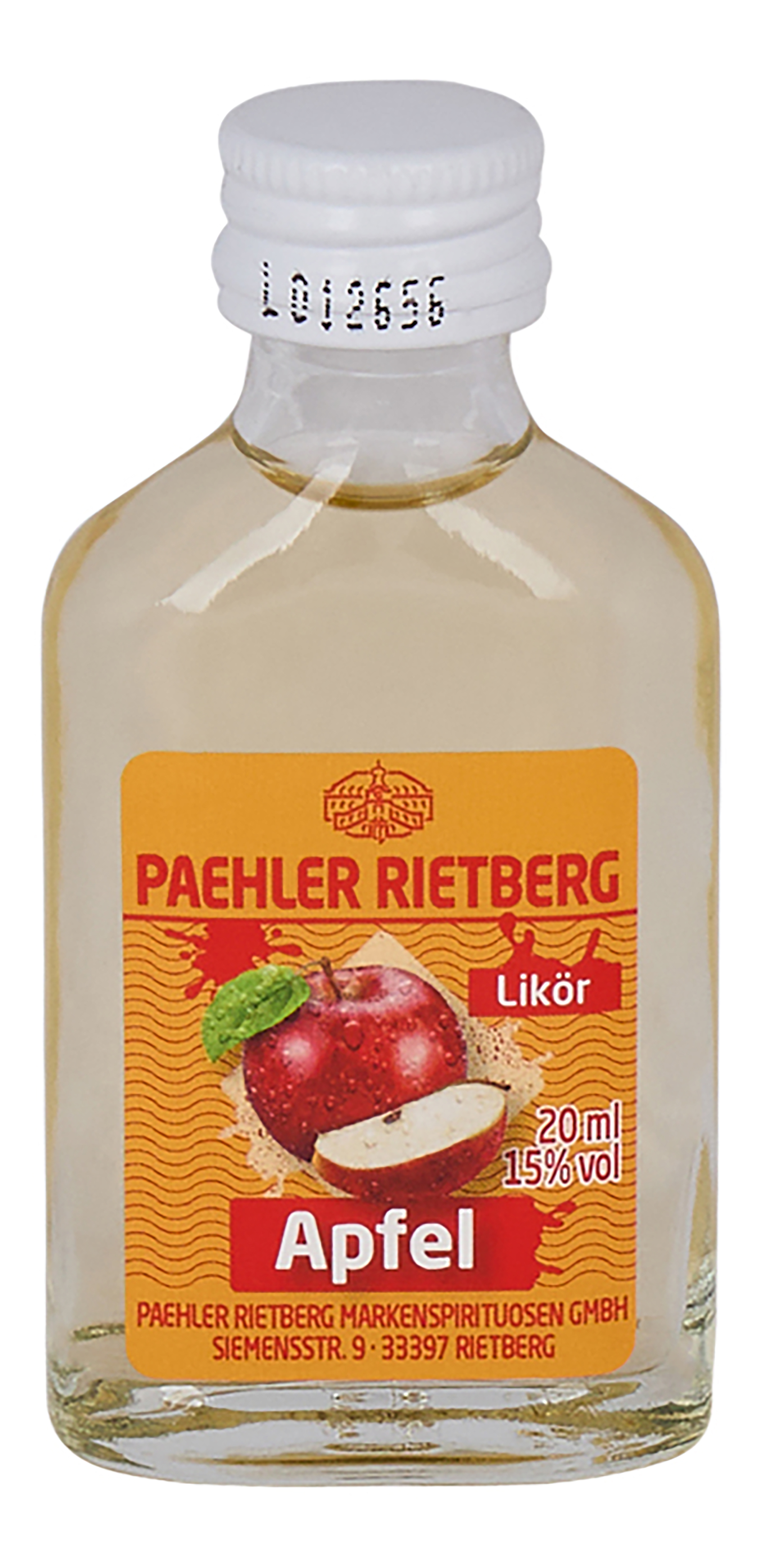 Apfel Likör 20/0,02L Glas