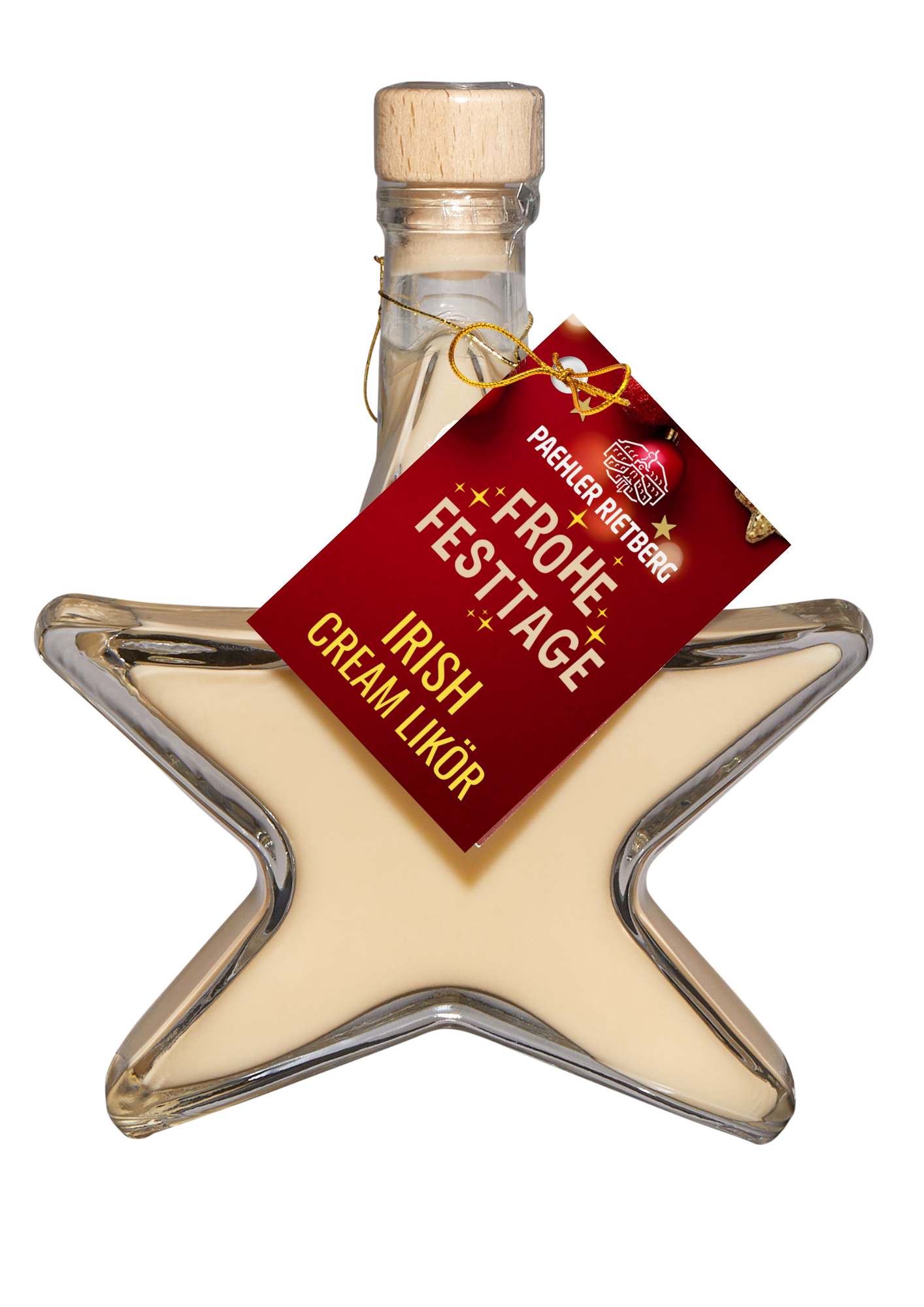Irish Cream Likör Stern-Flasche