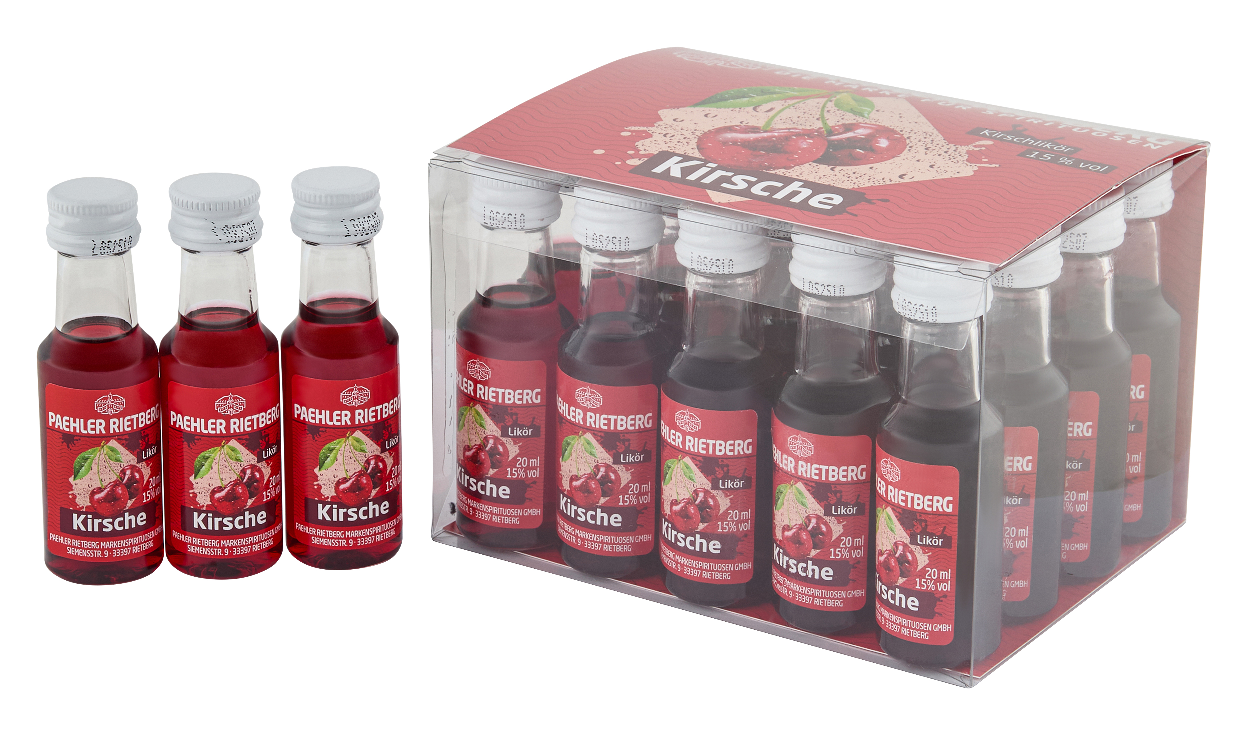 Kirsch Likör 20/0,02L PET