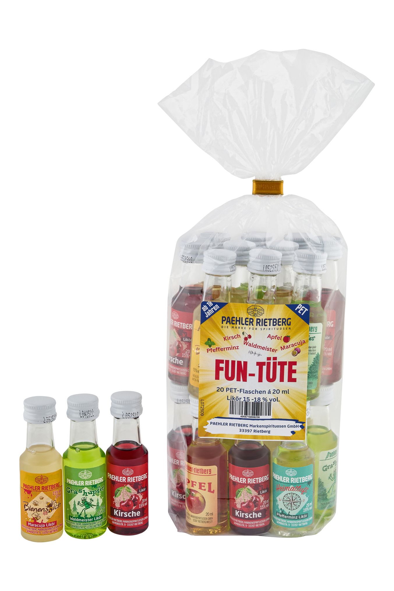 Fun-Tüte 20/0,02L PET