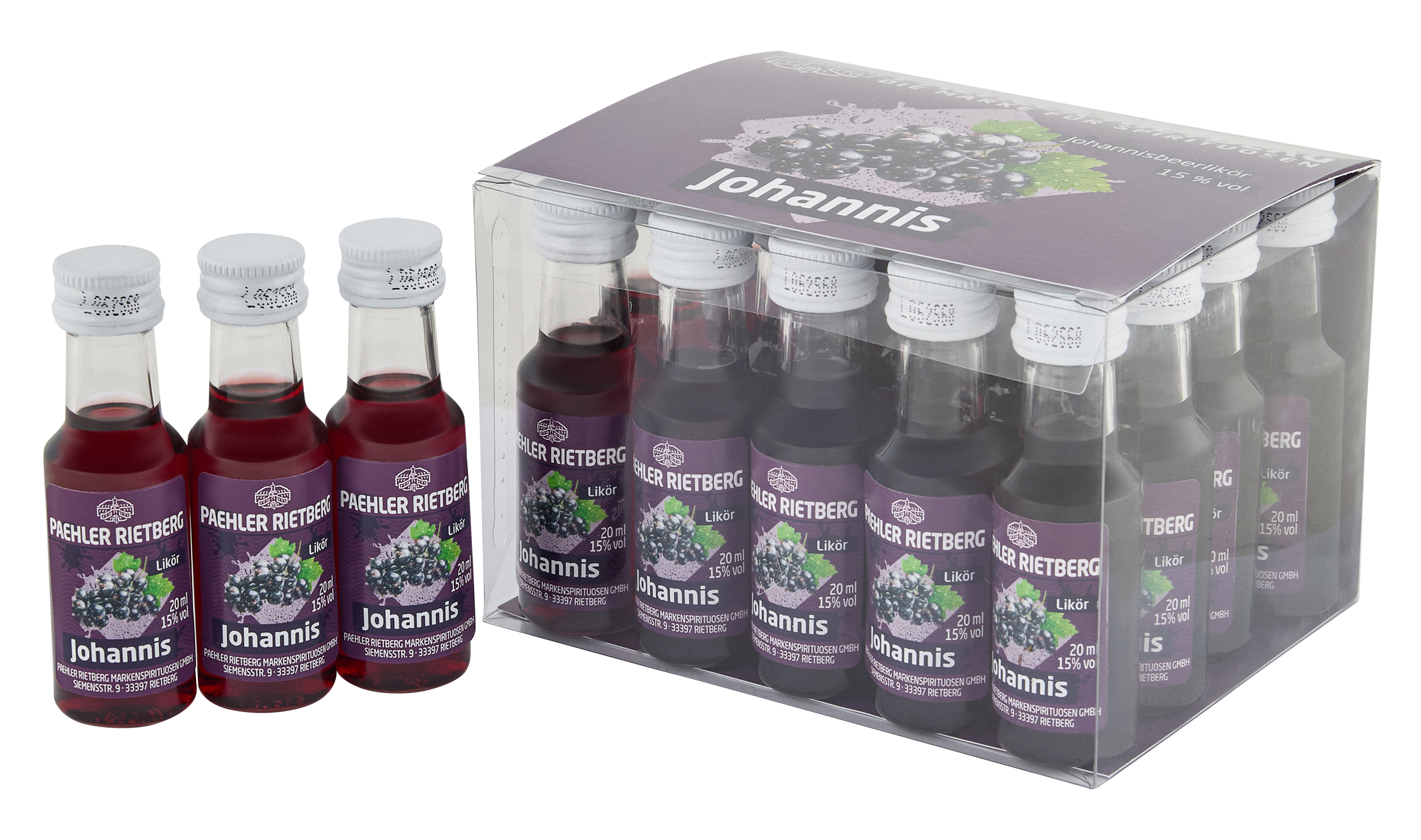 Johannis Likör 20/0,02L PET