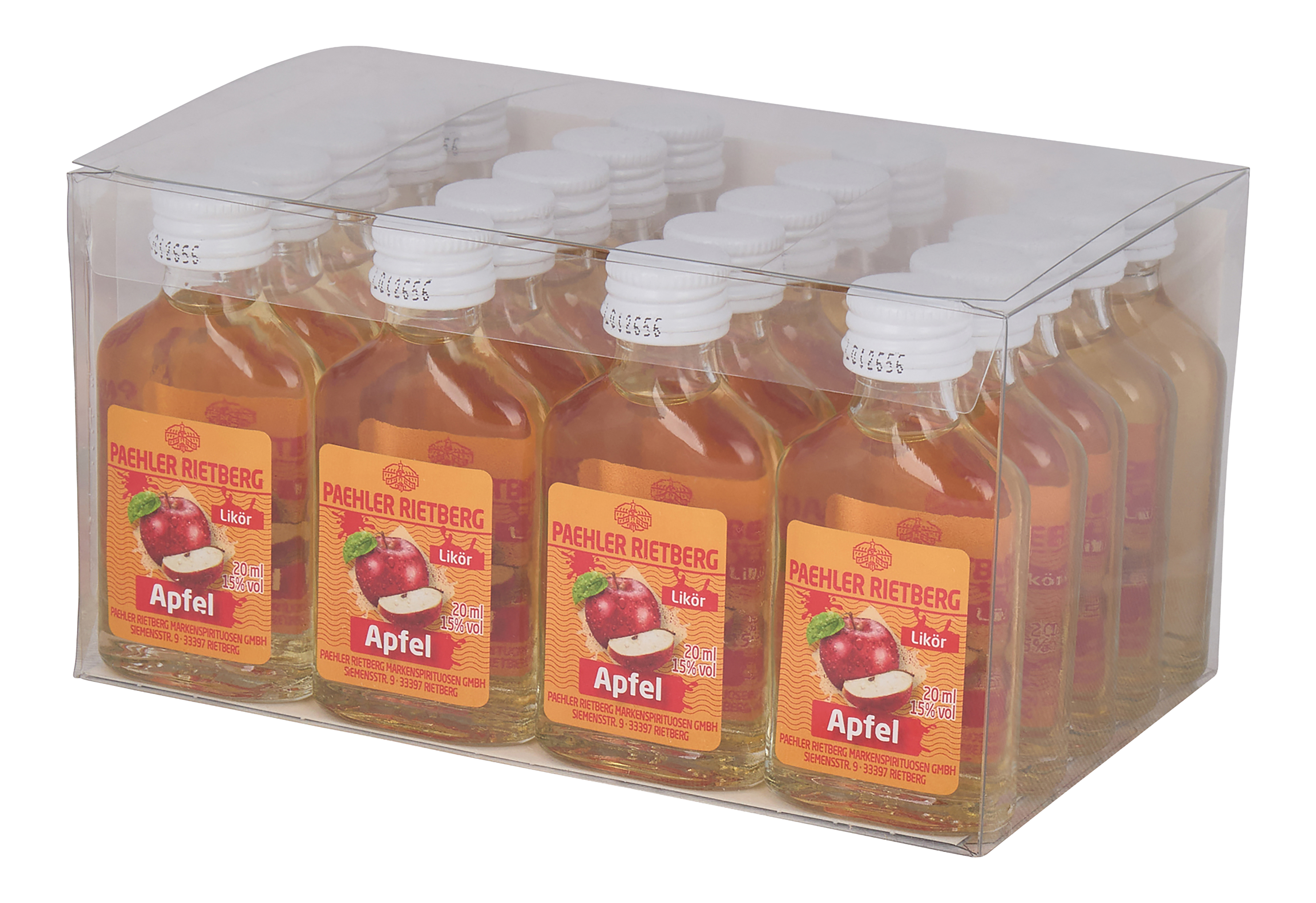 Apfel Likör 20/0,02L Glas