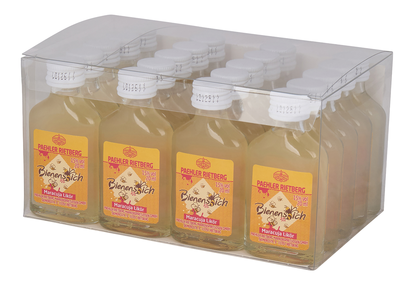 Bienenstich Likör 20/0,02L Glas