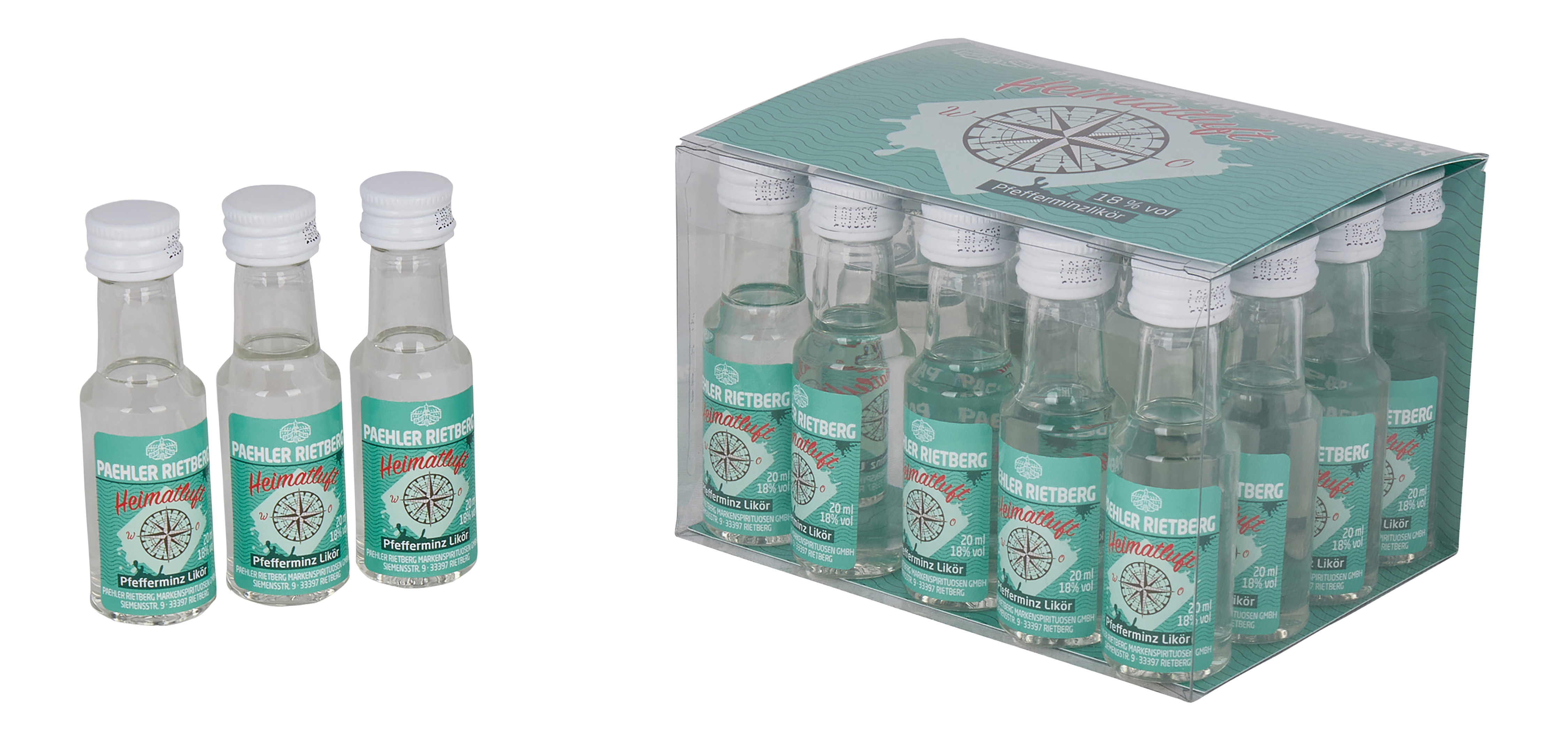 Heimatluft 20/0,02L Glas PET
