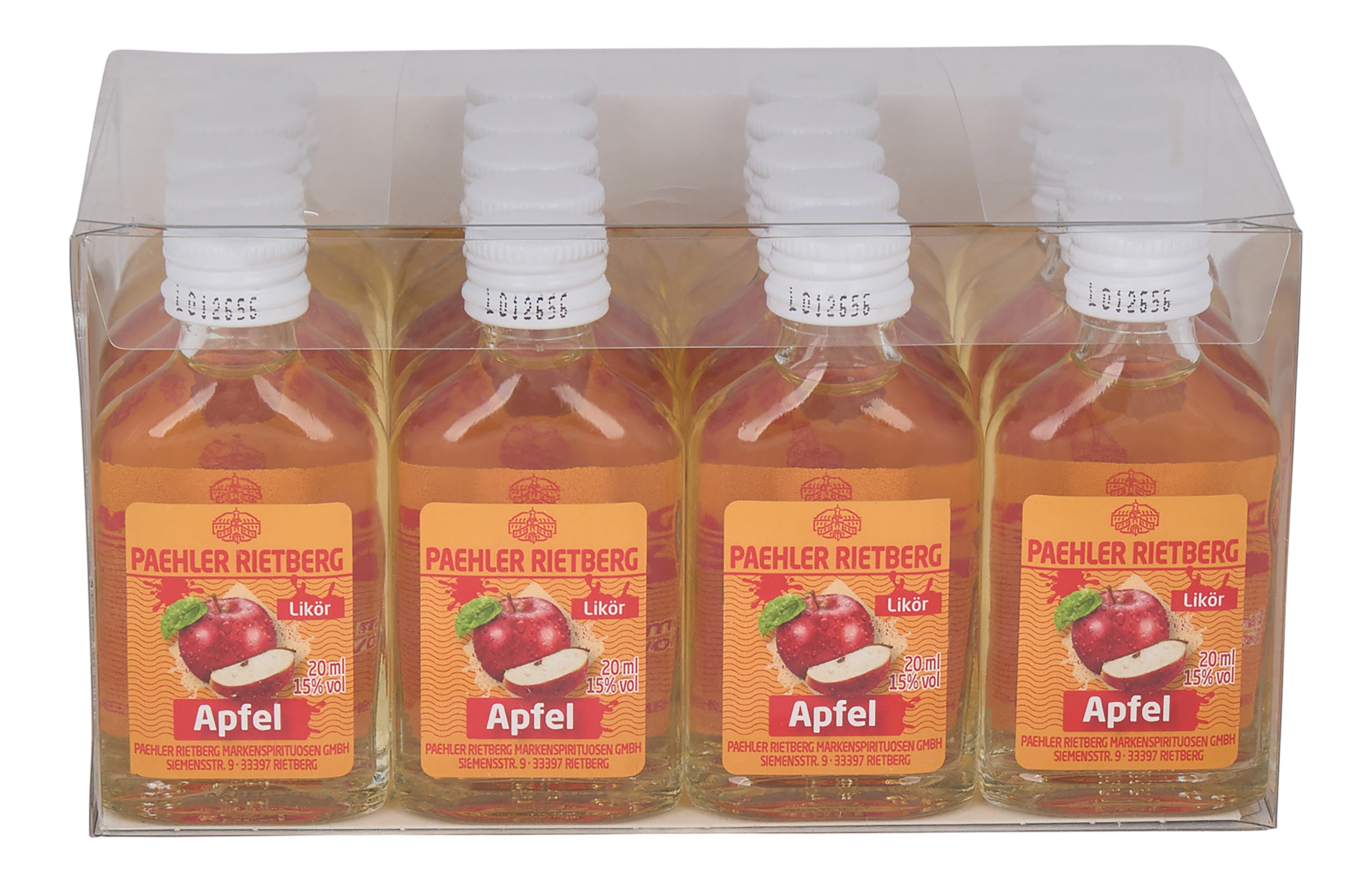 Apfel Likör 20/0,02L Glas