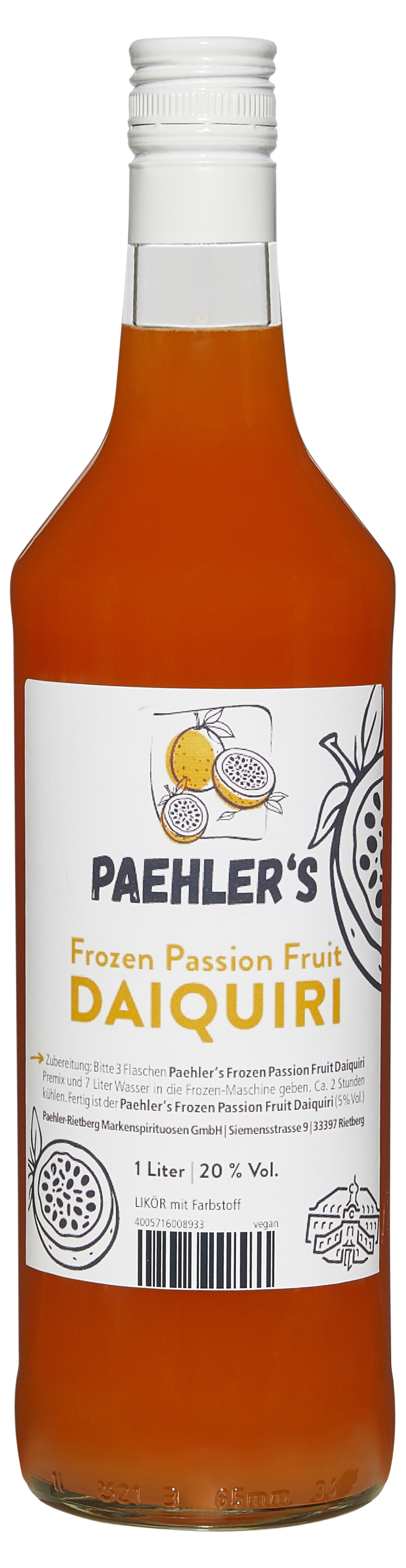 Daiquiri Frozen Passion Fruit *PREMIX*