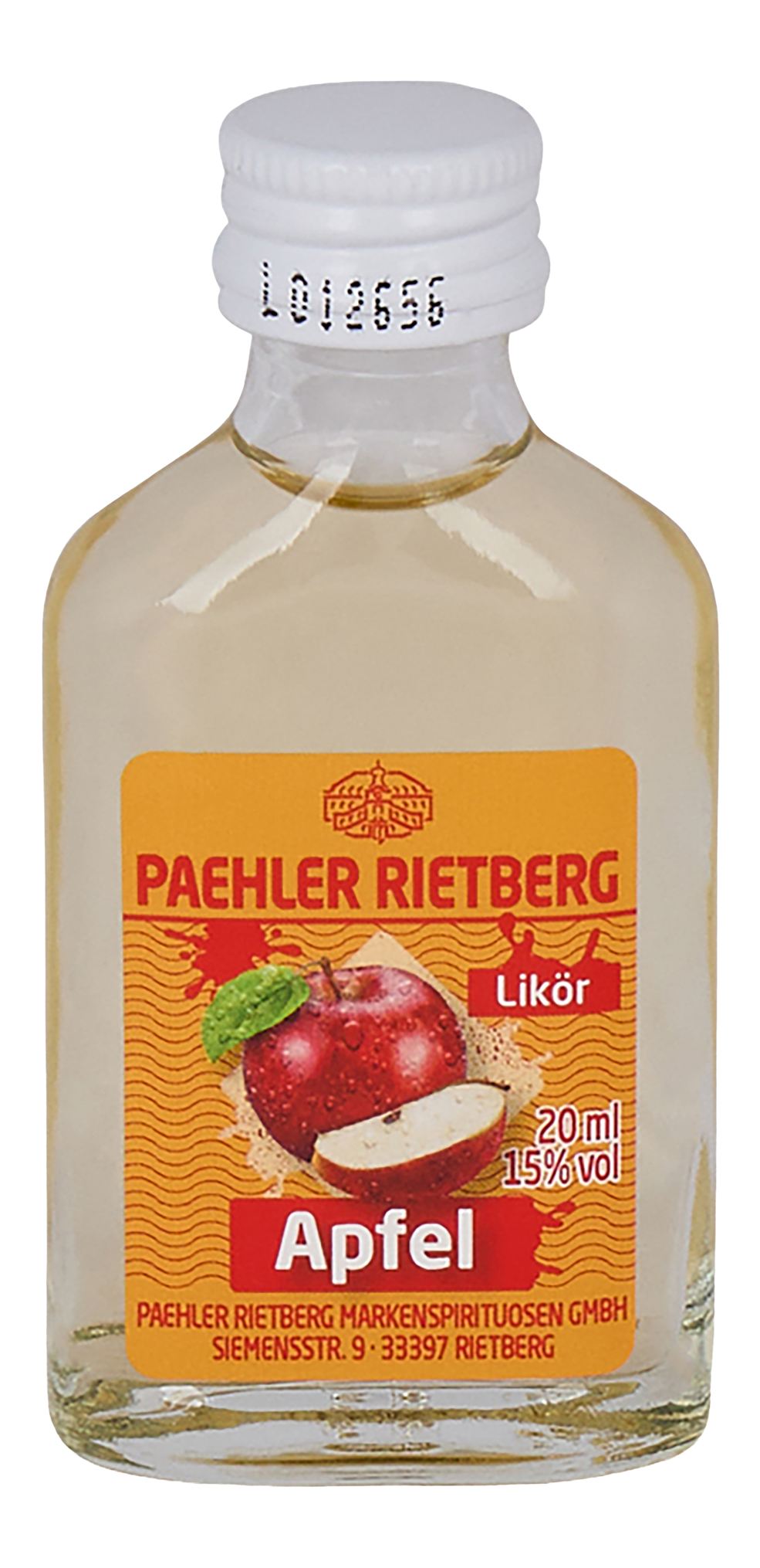 Apfel Likör 20/0,02L Glas
