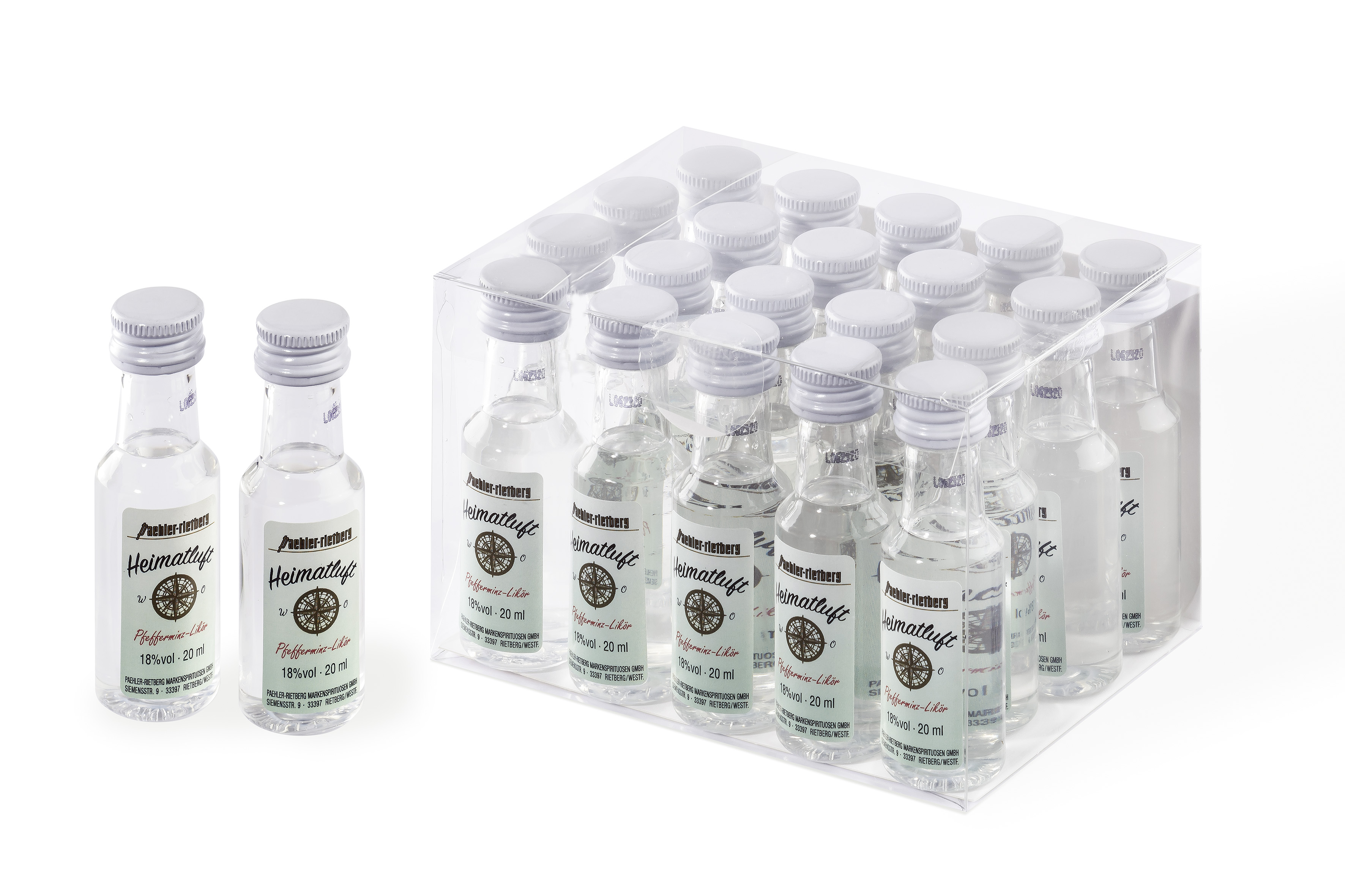 Heimatluft 20/0,02L Glas PET