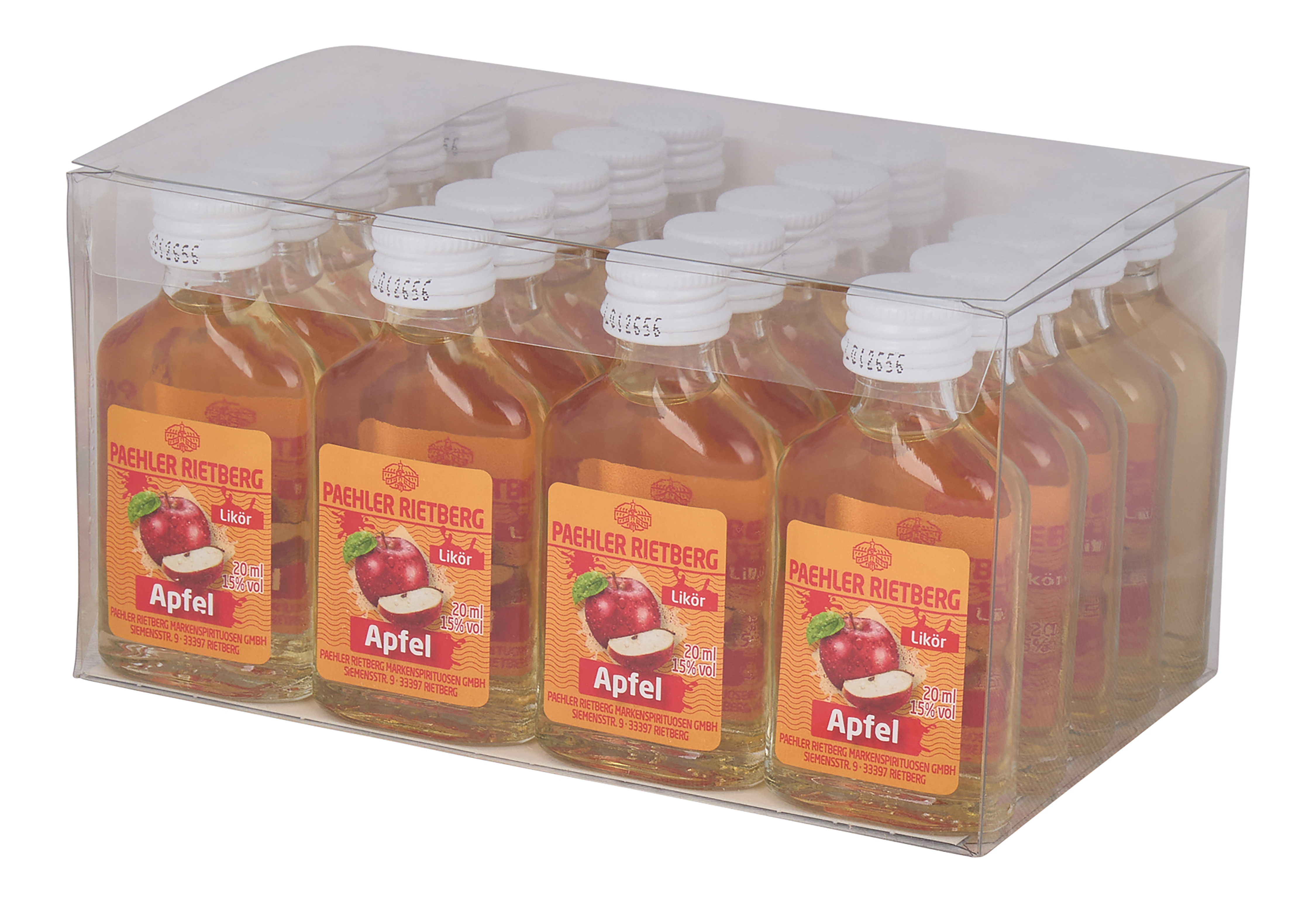 Apfel Likör 20/0,02L Glas