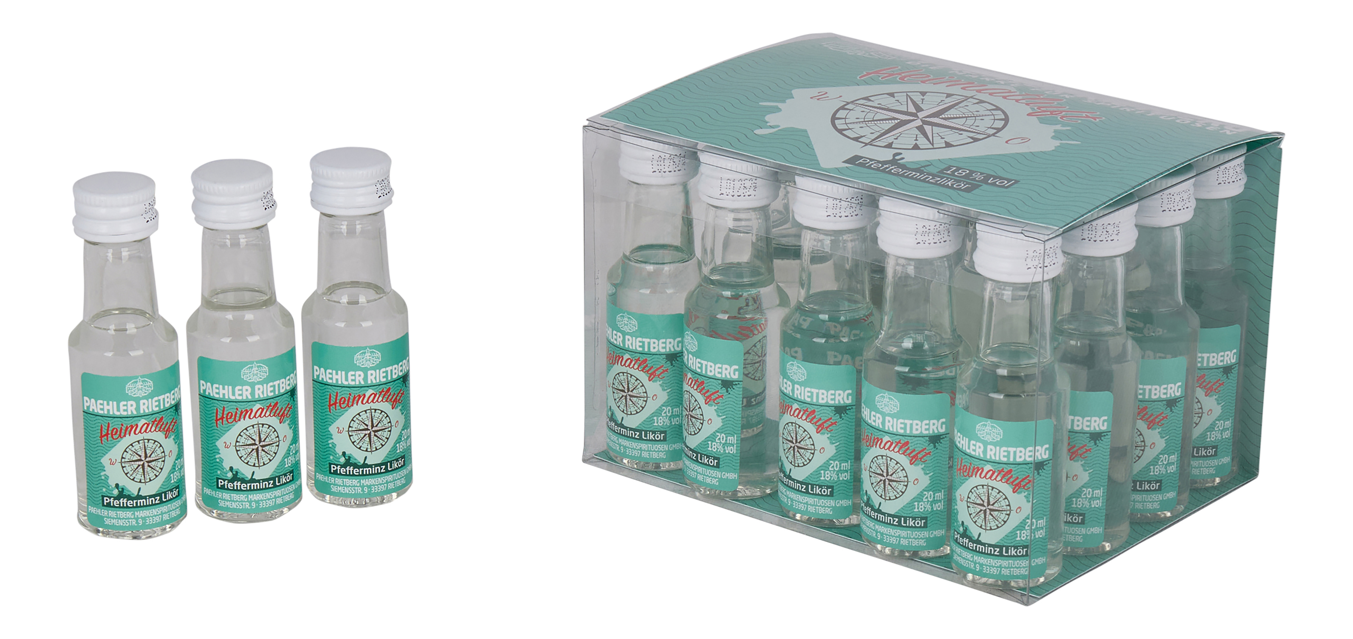 Heimatluft 20/0,02L Glas PET