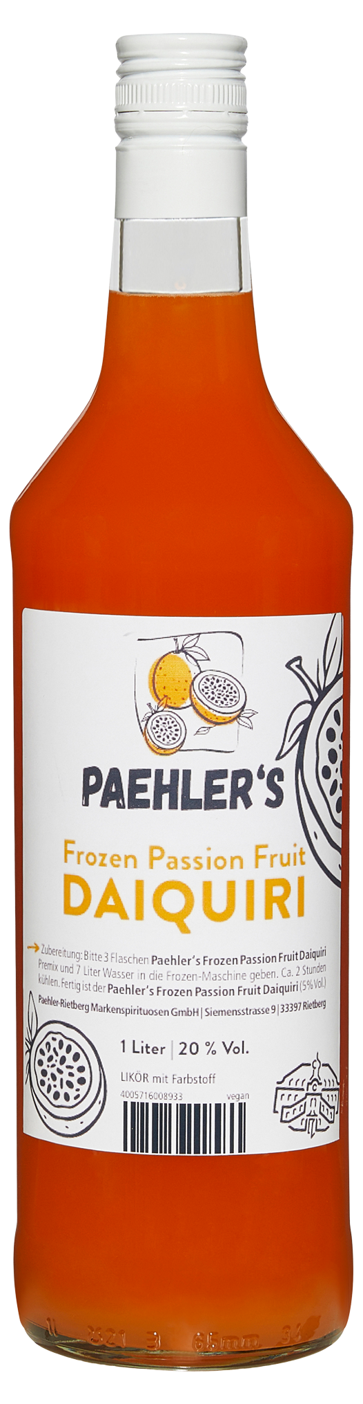 Daiquiri Frozen Passion Fruit *PREMIX*